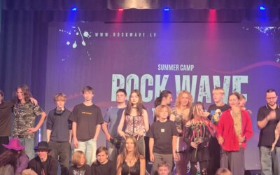 Our teens at the Rock Wave summer music camp