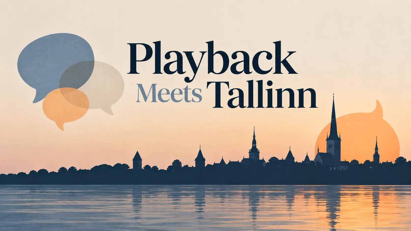 Playback theatre Tallinn — actors playing back an audience story on stage