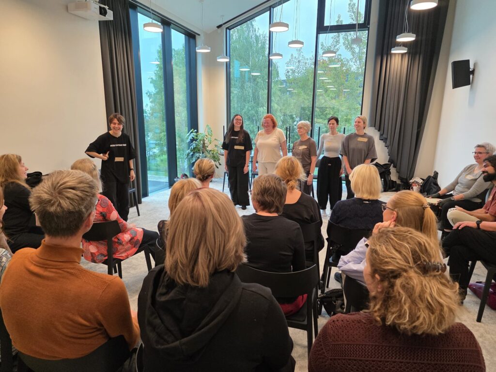 Playback jam at the 3rd Baltic Playback Theatre Forum in Tallinn